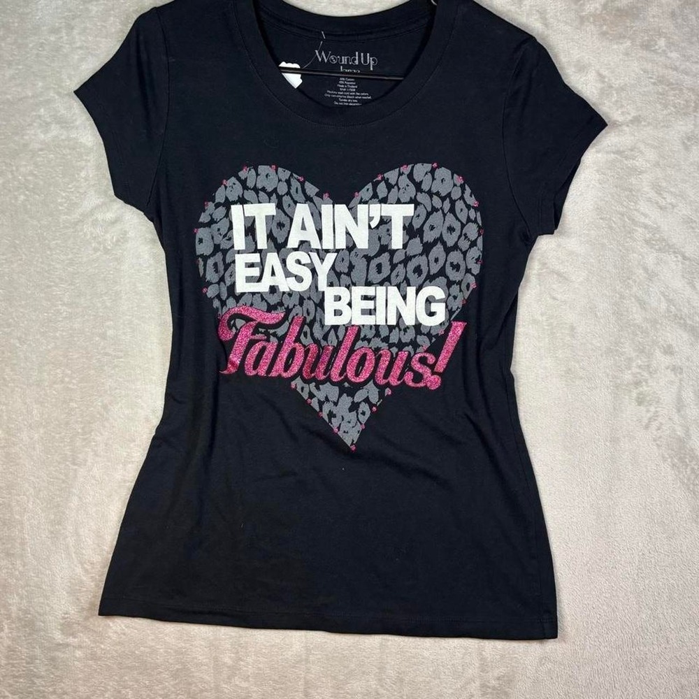 McBling Y2K graphic tee with glittery details - Picture 2 of 6